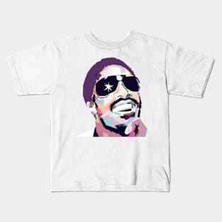 Stevie Wonder Wpap Kids T-Shirt